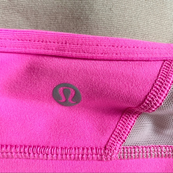 Flow y bra IV pink bright lululemon pads new - Picture 3 of 5